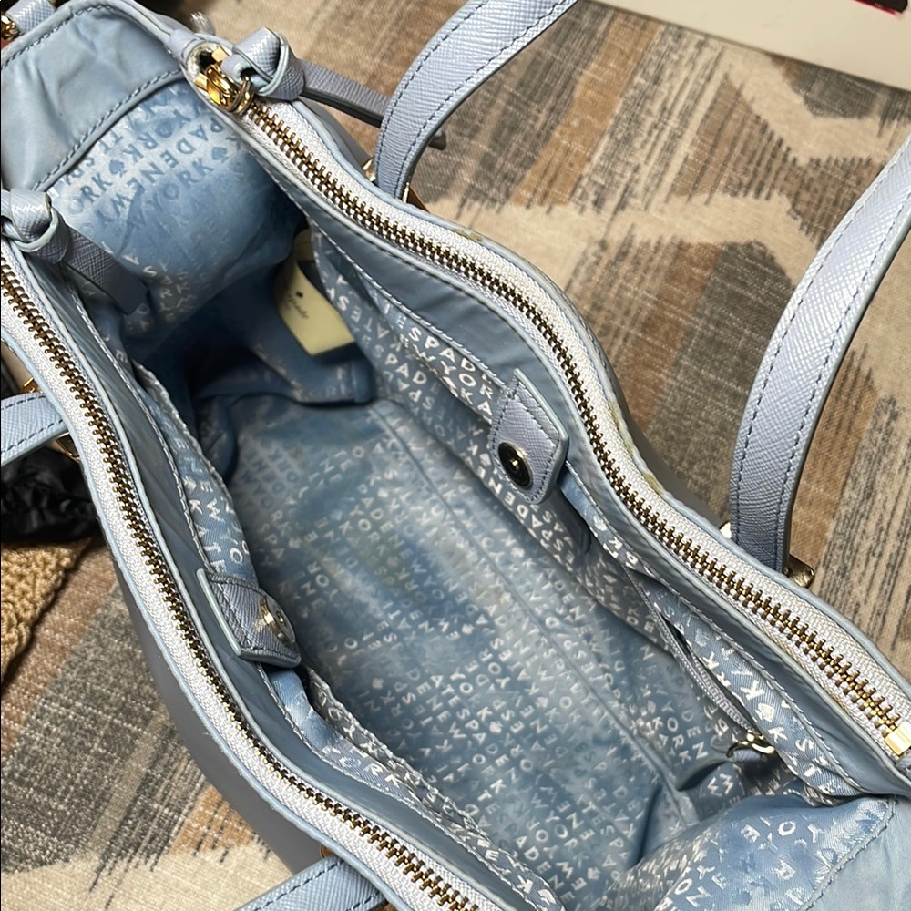 Kate Spade Light Blue Satchel - Picture 9 of 16